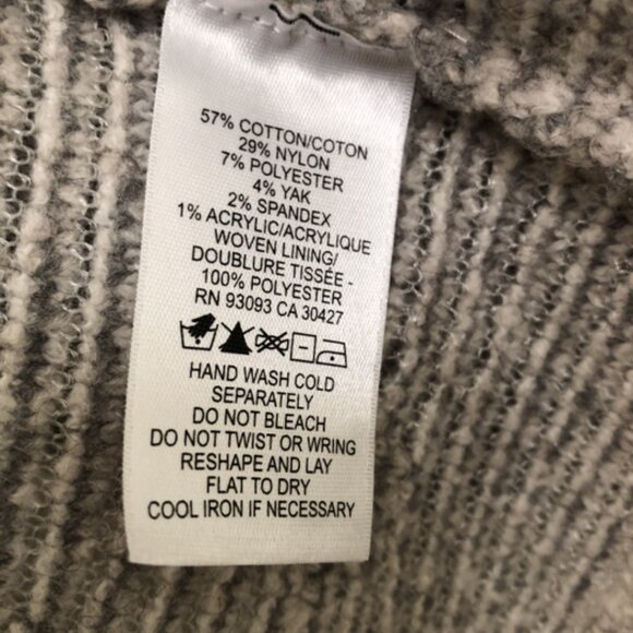 Nic & Zoe Grey Textured Open Cardigan with Sash Trim - Picture 8 of 9